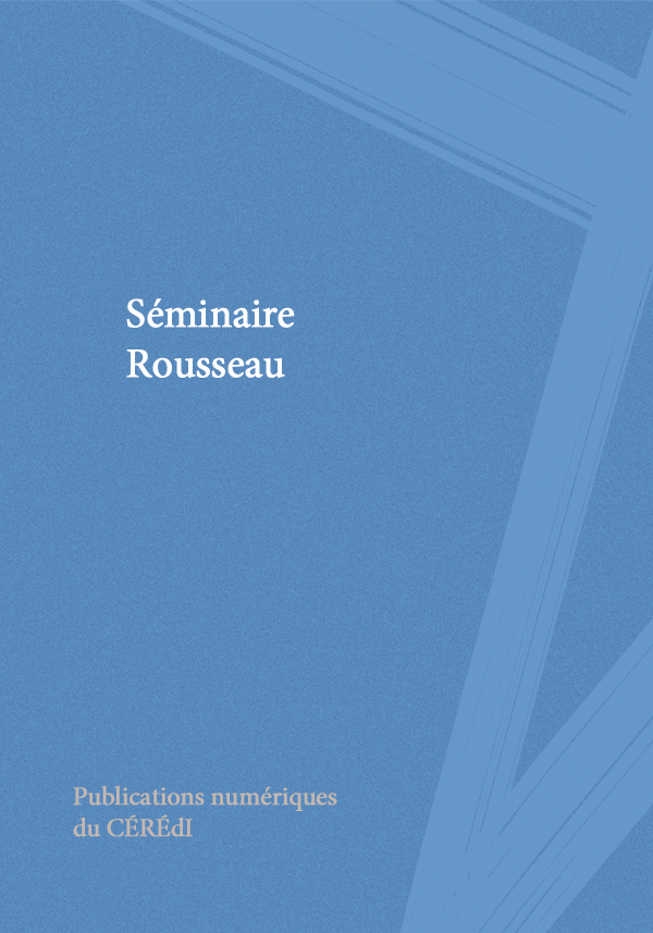 Séminaire Rousseau